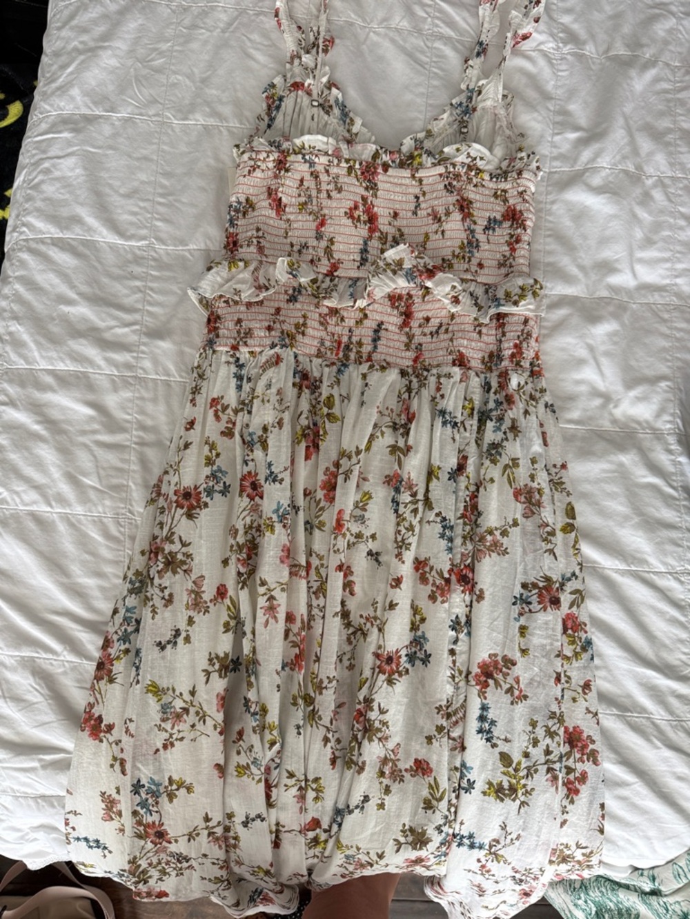 Anthropologie floral sundress with adjustable straps NWTS - Picture 5 of 5